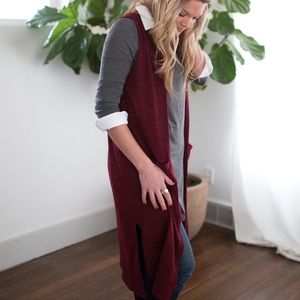 Agnes and Dora Burgundy Vester